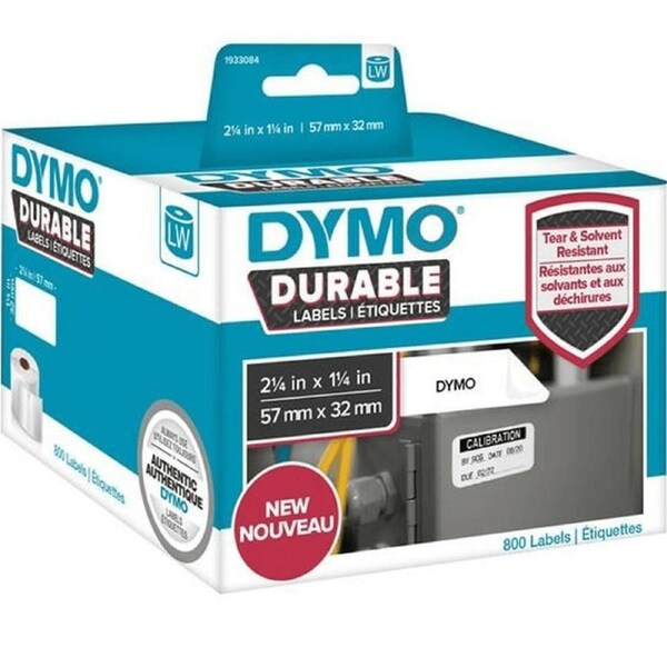 Dymo 1933084 LW Durable Labels 57x32mm White Box 800