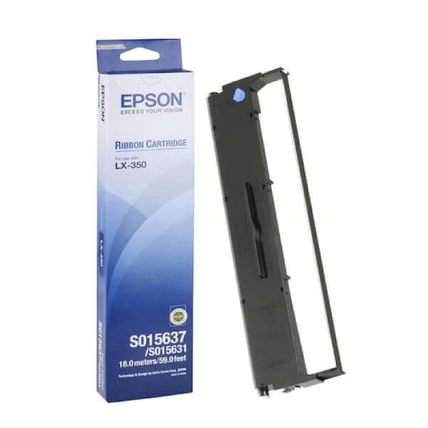 Epson C13S015637 Fabric Ribbon Cartridge Black