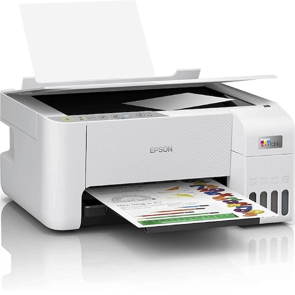 Epson EcoTank ET-2810 Multifunction Printer Wireless White Compact