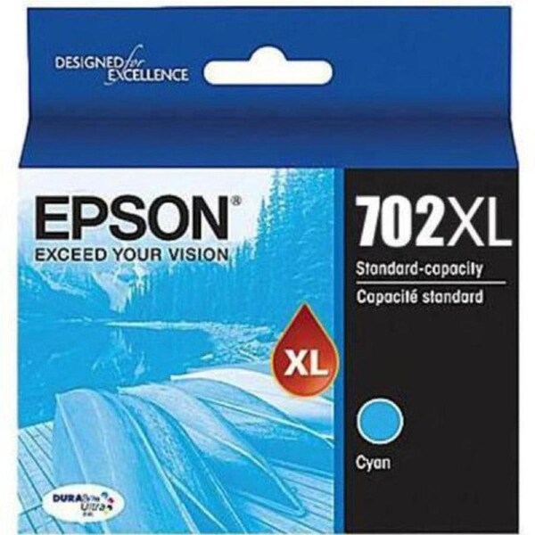 Epson 702XL Ink Cartridge High Yield Cyan WorkForce 3720/3725/3730