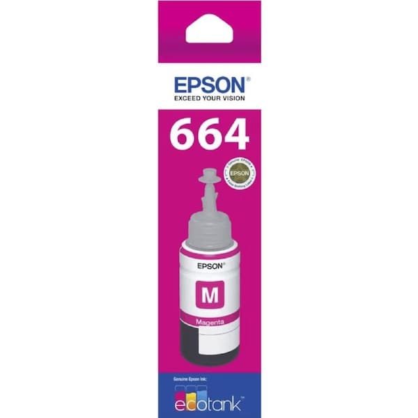 Epson T664 Eco Tank Ink Bottle Magenta