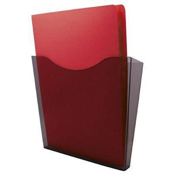 Esselte Document Pocket Wall Mount Portrait Foolscap Smoke