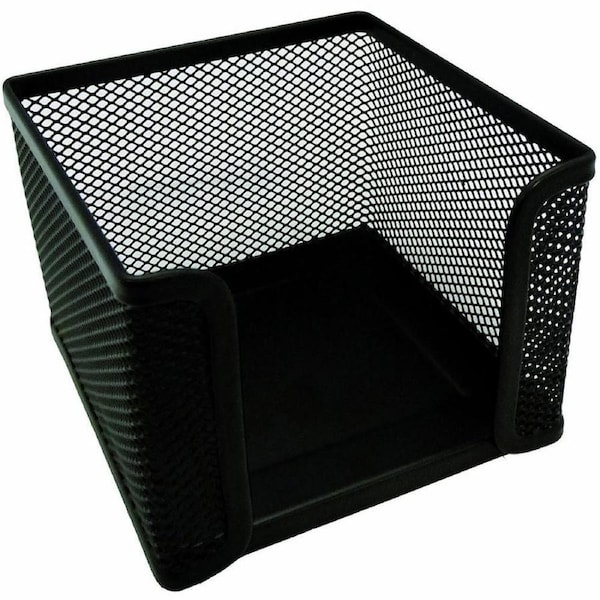 Esselte Memo Paper Cube Holder Metal Mesh Black