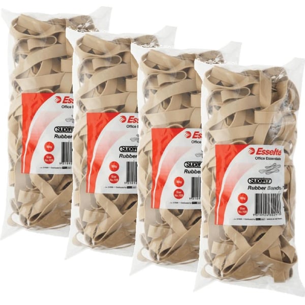 Esselte Superior Rubber Bands Size No.109 500G Bag Pack 4 BULK