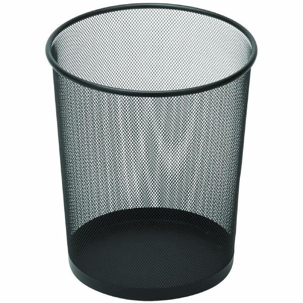 Esselte Waste Bin Metal Mesh 10 Litre Black