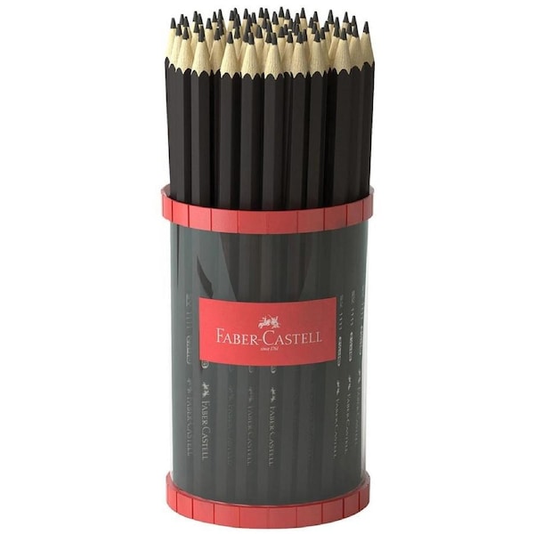 Faber-Castell Economy School Pencils HB Cup 72 Bulk