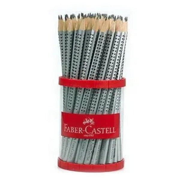 Faber-Castell Grip Triangular Graphite Pencils 2B Tub 72
