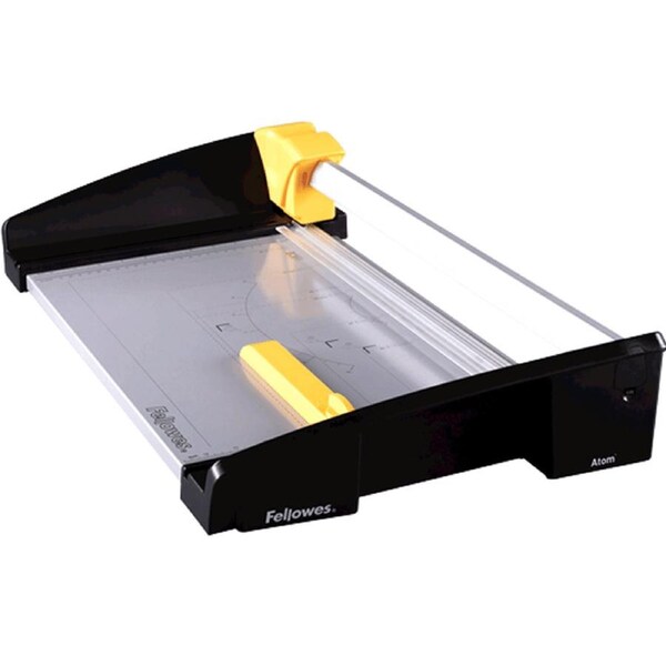 Fellowes Atom Rotary Trimmer 30 Sheet A3 Paper Cutter Black/Silver