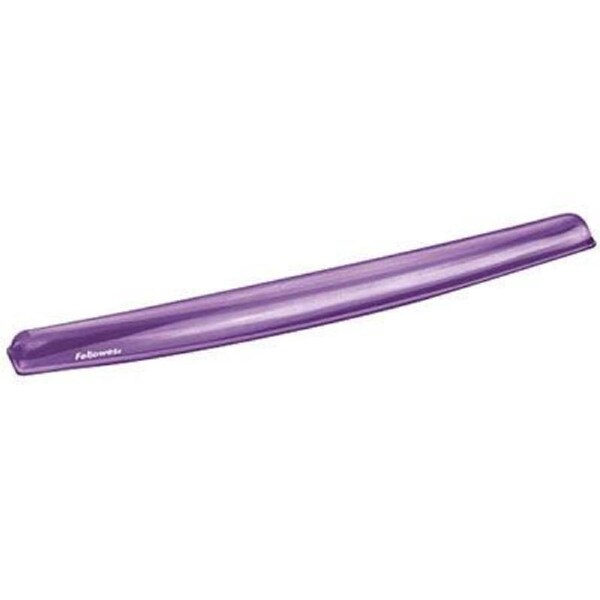 Fellowes Crystal Keyboard Gel Wrist Rest Purple