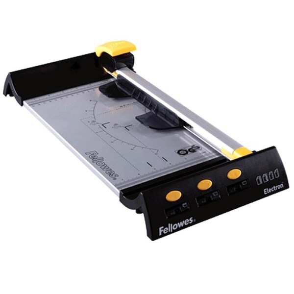 Fellowes Electron Rotary Trimmer 10 Sheet A4 Black/Silver