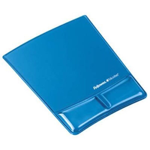 Fellowes Gel Mouse Pad and Wrist Rest Blue