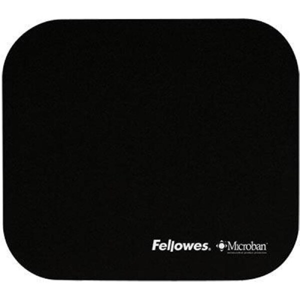 Fellowes Mouse Pad Optical Microban Black