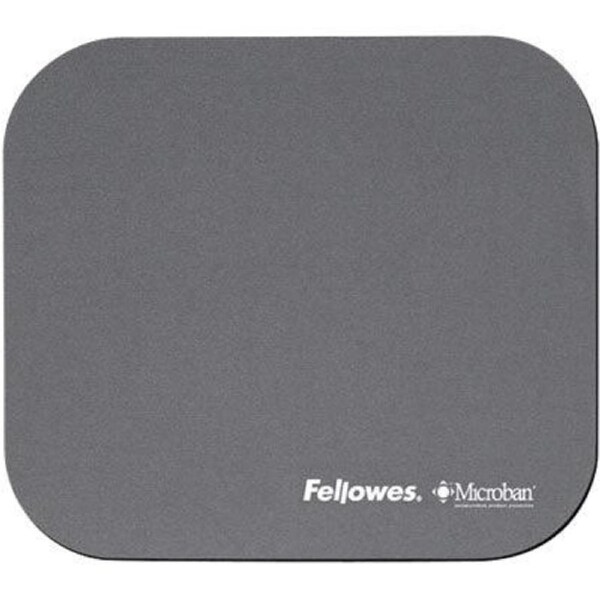 Fellowes Mouse Pad Optical Microban Silver