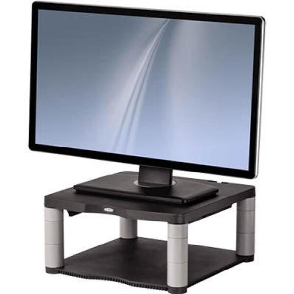 Fellowes Premium Adjustable Monitor Riser Graphite
