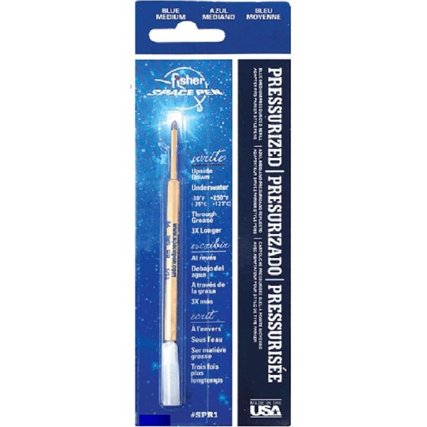 Fisher Space Pen Refill Ballpoint Medium Nib Blue