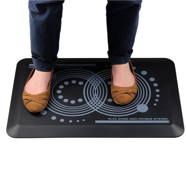 Floortex Anti-Fatigue Chairmat 2000 400x600mm Black