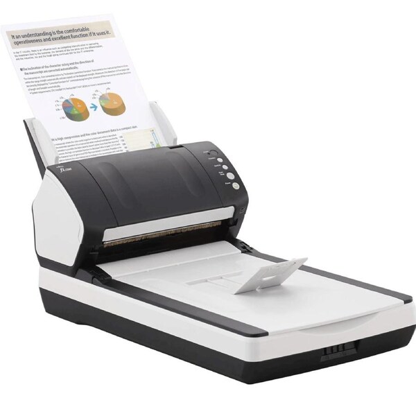 Fujitsu Fi-7240 Document Scanner A4 Duplex 40ppm 80sht ADF 600 Dpi