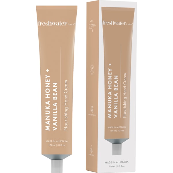 Freshwater Farm Australia Hand Cream Manuka Honey & Vanilla Bean 100mL
