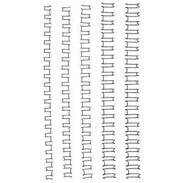 GBC Wire Binding Comb 21 Loop 14mm A4 Black Pack 100