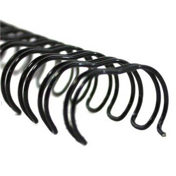 GBC Wire Binding Comb 21 Loop 8mm A4 Black Pack 100