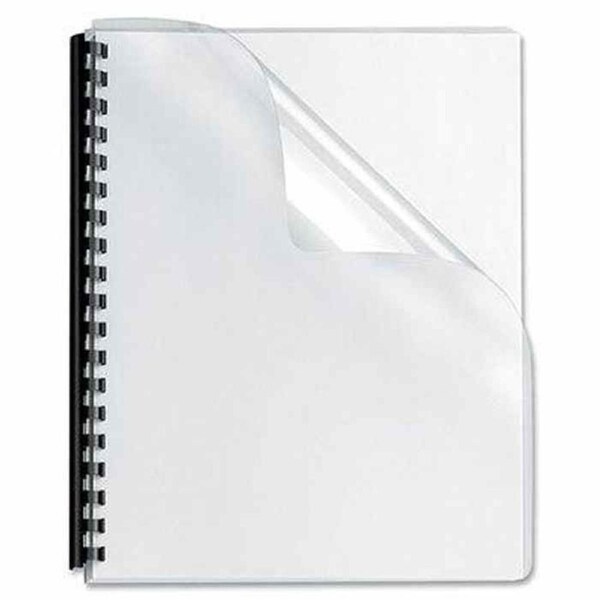 Gold Sovereign Binding Cover 250 Micron A3 Transparent Pack 100