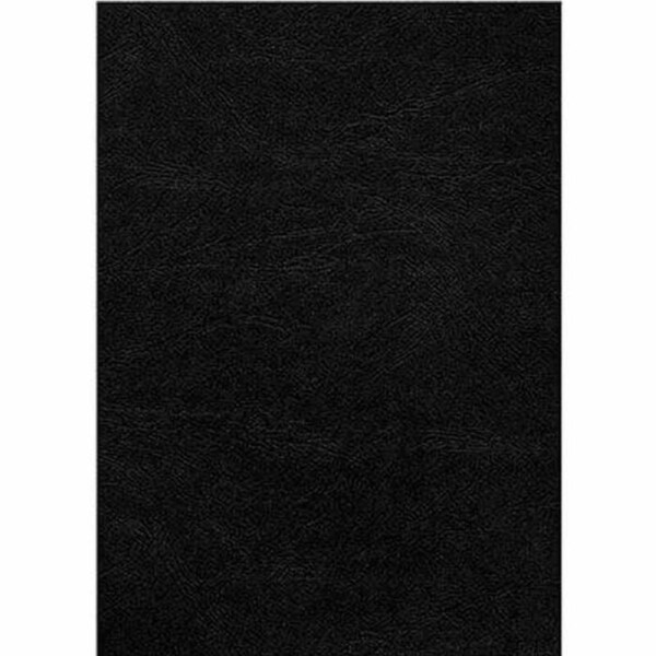 Gold Sovereign Binding Cover Leathergrain 250GSM A3 Black Pack 100