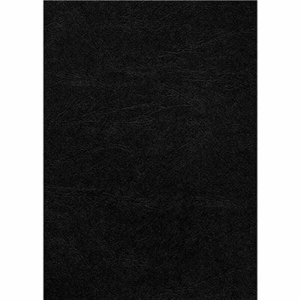 Gold Sovereign Binding Cover Leathergrain 250GSM A4 Black Pack 100