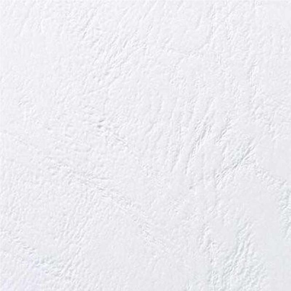 Gold Sovereign Binding Cover Leathergrain 250GSM A4 White Pack 100