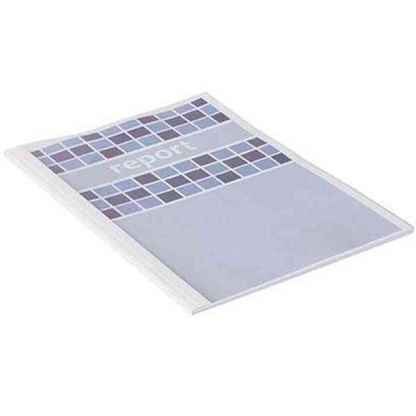 Gold Sovereign Thermal Binding Cover 12mm Spine White Back/Clear Front Box 80