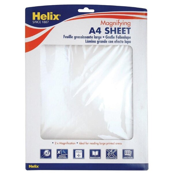 Helix Magnifying Sheet A4