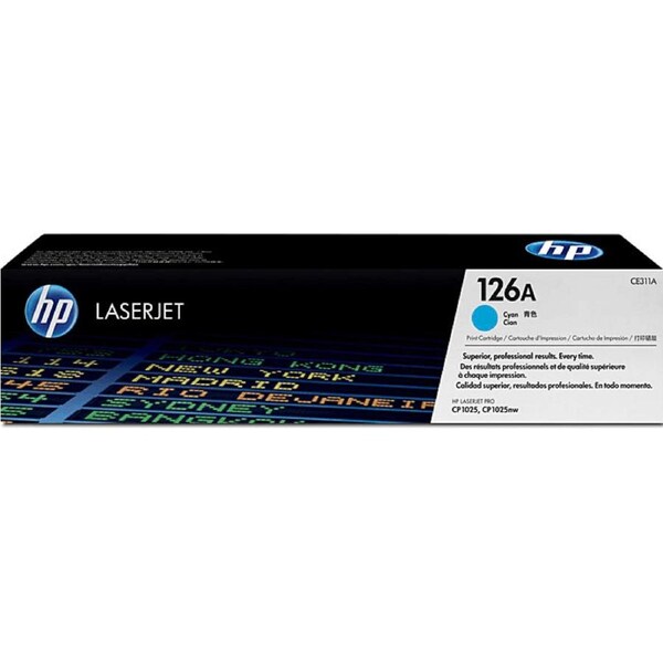 HP 126A Toner Ink Cartridge Cyan LaserJet Genuine CE311A