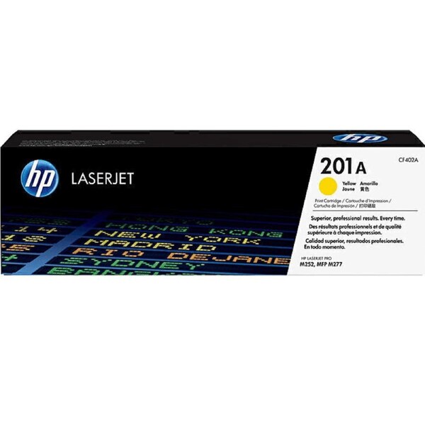 HP 201A Toner Ink Cartridge Yellow CF402A Genuine Original LaserJet