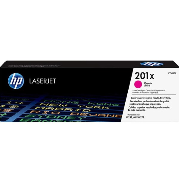 HP 201X Toner Ink Cartridge High Yield Magenta CF403X LaserJet Genuine
