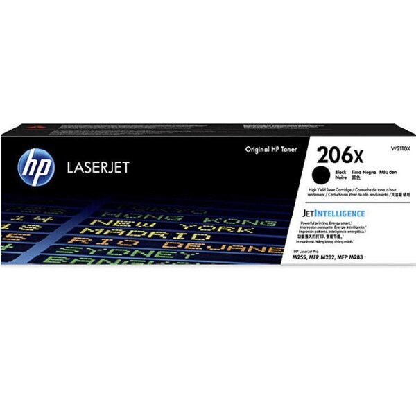 HP 206X Toner Ink Cartridge LasterJet Intelligence Black Genuine Original W2110X