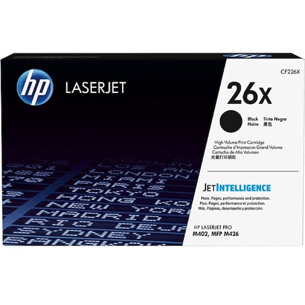 HP 26X Toner Ink Cartridge High Yield Black Laserjet Pro MFP M426 M402