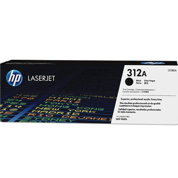 HP 312A Toner Ink Cartridge Black LaserJet Genuine CF380A