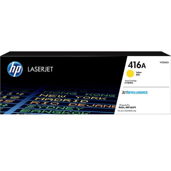 HP 416A Toner Ink Cartridge Yellow W2042A Genuine LaserJet Pro