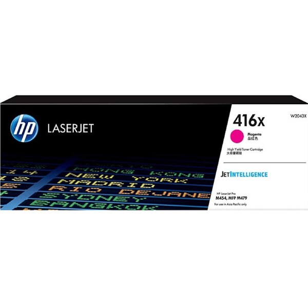 HP 416X Toner Ink Cartridge High Yield Magenta W2043X LaserJet Pro Genuine