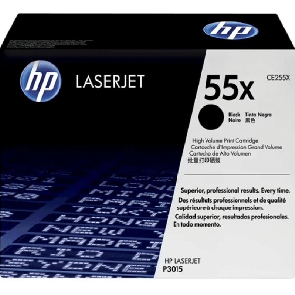 HP 55X Toner Ink Cartridge High Yield Black CE255X M525/P3010/P3011/P3015/M521