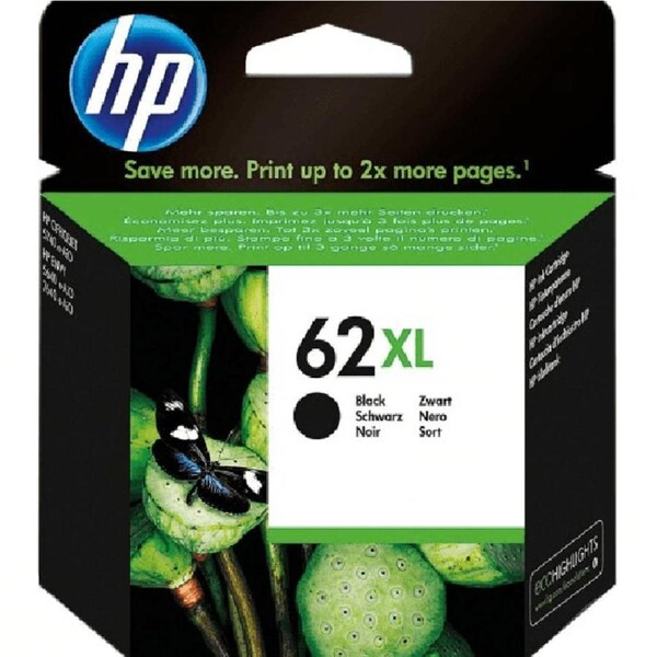 HP 62XL Ink Cartridge High Yield Black C2P05AA