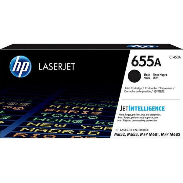 HP 655A Toner Ink Cartridge Black CF450A Genuine LaserJet
