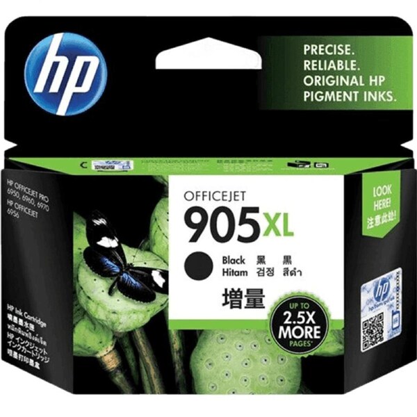 HP 905XL Ink Cartridge High Yield Black T6M17AA
