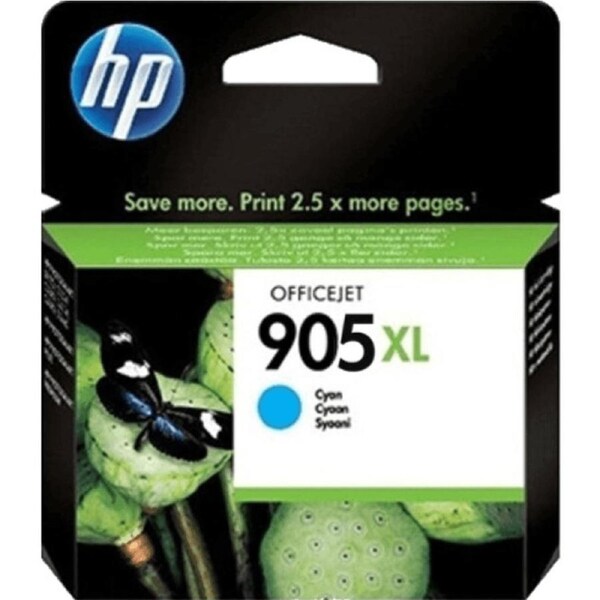 HP 905XL Ink Cartridge High Yield Cyan T6M05AA