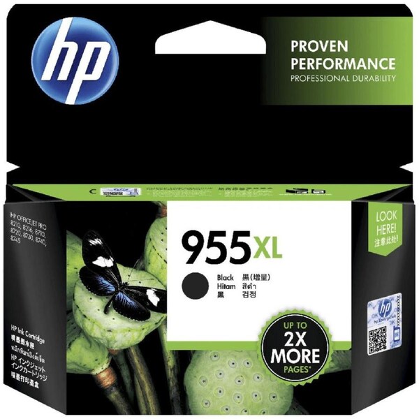 HP 955XL Ink Cartridge High Yield Black L0S72AA
