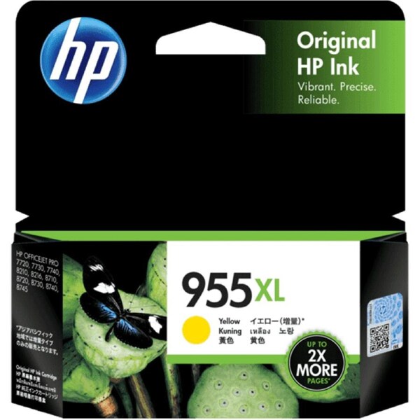 HP 955XL Ink Cartridge High Yield Yellow L0S69AA