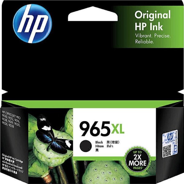 HP 965XL High Yield Ink Cartridge Black 3JA83AA Genuine OfficeJet