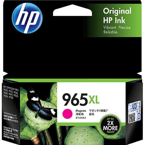 HP 965XL High Yield Ink Cartridge Magenta 3JA82AA Genuine OfficeJet