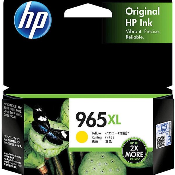 HP 965XL High Yield Ink Cartridge Yellow 3JA83AA Genuine OfficeJet
