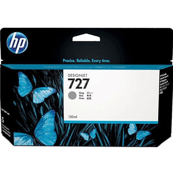 HP 727 Ink Cartridge Grey 130mL 3WX15A Genuine Original