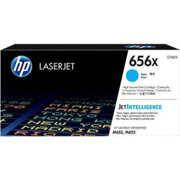 HP 656X Toner Ink Cartridge High Yield Cyan CF461X